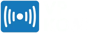 VP KOM Logo bílé